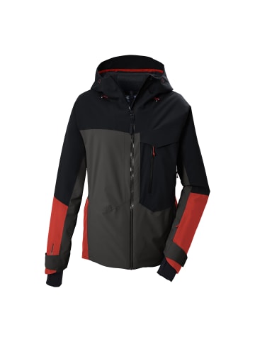 Killtec Funktionsjacke mit Kapuze und Schneefang in Grün2050