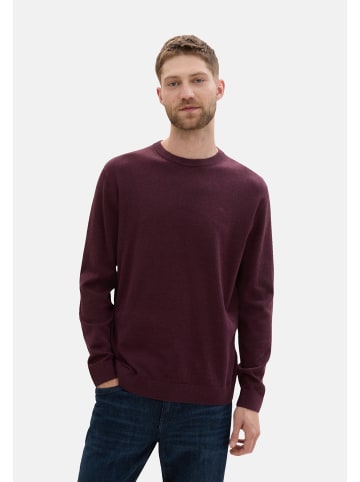 Tom Tailor Pullover in dunkelrot