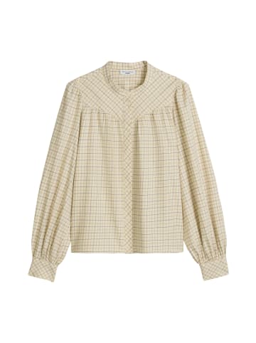 Marc O'Polo DENIM Karo-Bluse A-Shape in Offwhite