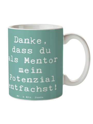 Mr. & Mrs. Panda Tasse Spruch Mentor Potenzial mit Spruch in Meeresbrise