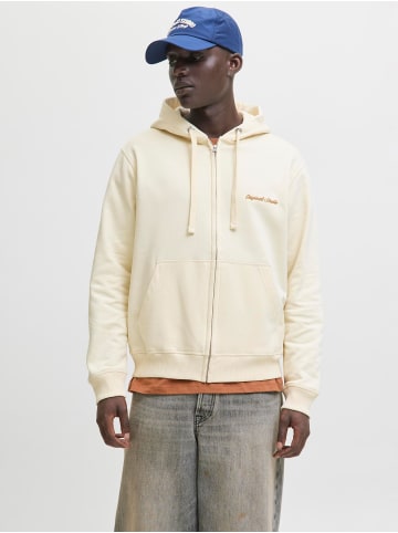 Jack & Jones Sweatshirt mit Reißverschluss in Antique White