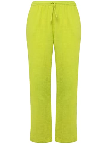 Ulla Popken Schlupfhose in neongrün