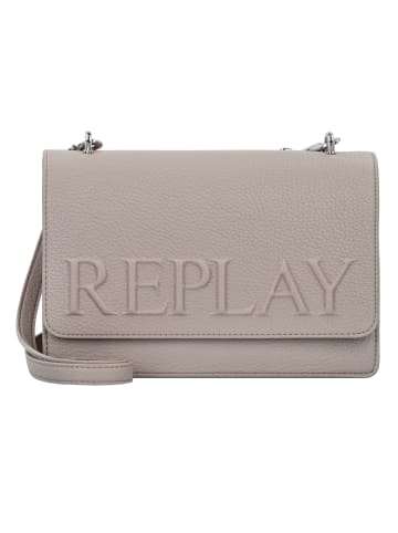 Replay Umhängetasche 25 cm in taupe gray