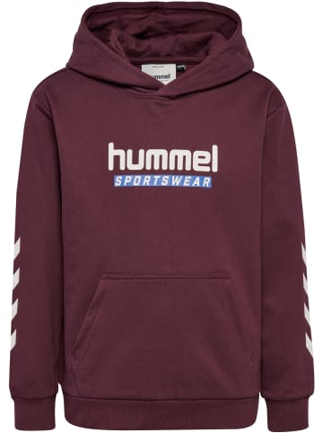 Hummel Hummel Kapuzenpullover Hmljr Logo Lebensstil Kinder in VINEYARD WINE