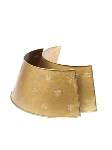 MARELIDA Weihnachtsbaumrock Abdeckung für Baumständer D: 57cm in gold