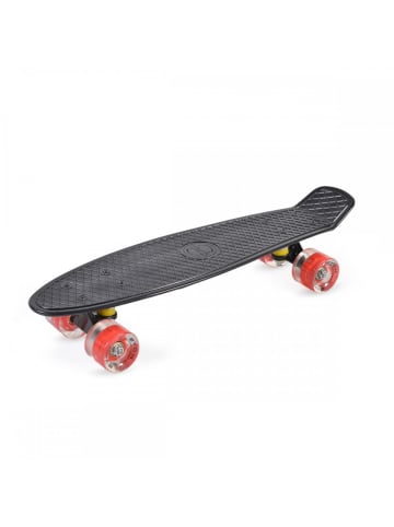 Byox Kinder Skateboard Spice LED in schwarz