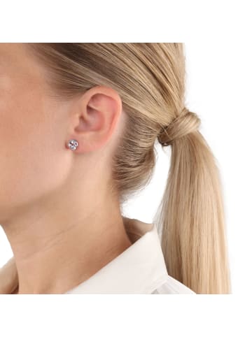 Amor Ohrstecker Silber 925, rhodiniert in Silber