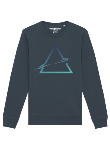 wat? Apparel Sweatshirt Triangle in India Ink Grey