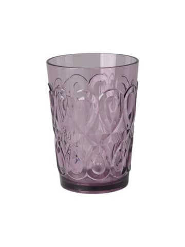Rice Acryl Trinkglas Swirl in lila