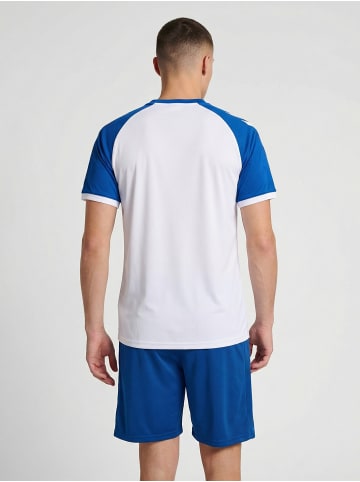 Hummel T-Shirt Raglanärmel Hmlmatch Erwachsene in WHITE/TRUE BLUE