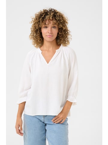 Cream Langarm-Bluse CRVenta Regular fit in Snow White