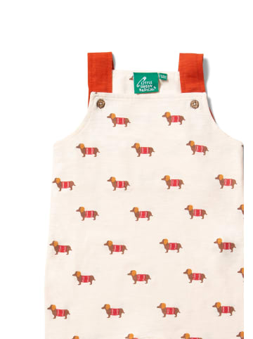 Little Green Radicals Storytime Latzhose in Creme