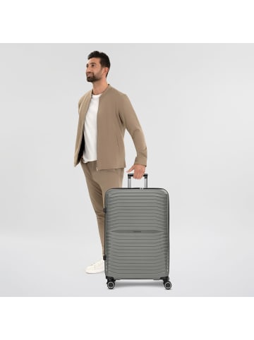 Stratic Shine 4 Rollen Trolley 76 cm in grey