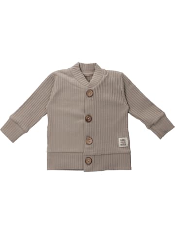 Makoma Babystrickjacke Ripp in braun
