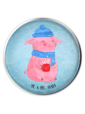 Mr. & Mrs. Panda waschbeckenstöpsel Schwein Glühwein ohne Spruch in Eisblau