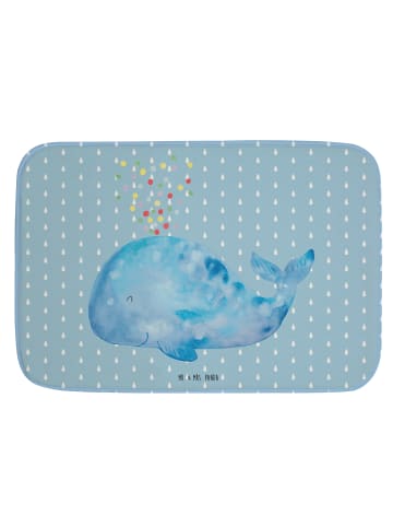 Mr. & Mrs. Panda Badvorleger Wal Konfetti ohne Spruch in Blau Pastell