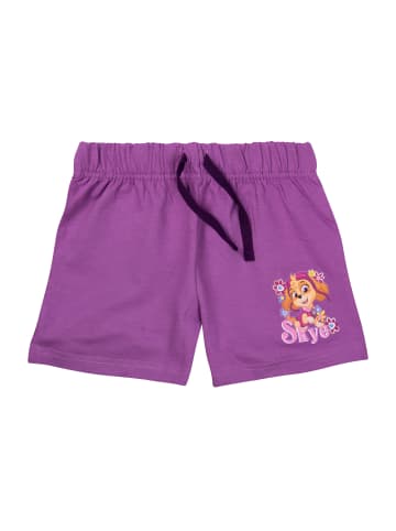 Paw Patrol Paw Patrol Shorts Skye kurze Hose Hotpants in lila