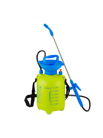 relaxdays Drucksprüher in Gelb/ Blau - 3 Liter