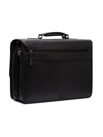 The Chesterfield Brand Glenwood Aktentaschen Messenger Leder 42 cm Laptopfach black