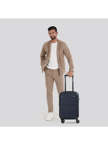 Redolz Essentials 16 CABIN 4-Rollen Kabinentrolley 55 cm slim dark-Blue