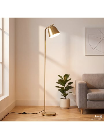 home24 Stehleuchte Larvik in Messing