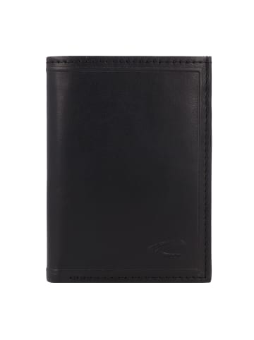 Camel Active Wood Geldbörse RFID Schutz Leder 8 cm in black