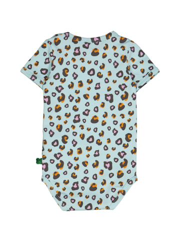 Fred´s World by GREEN COTTON Kurzarmbody in Aqua/Tangerine/Pastel