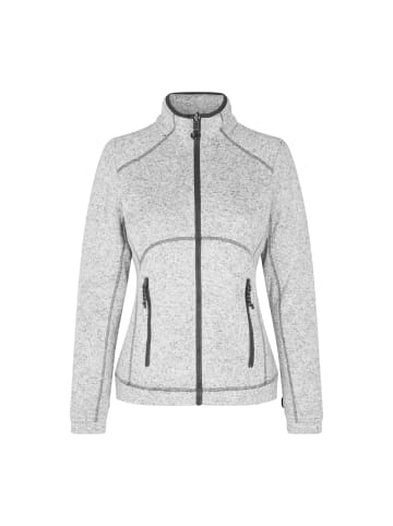 IDENTITY Fleecejacke zip-n-mix  in Grau meliert