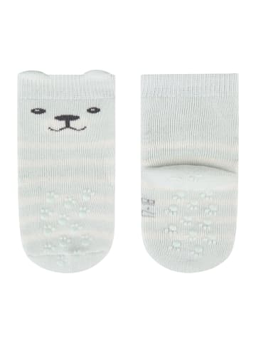 Sterntaler ABS Krabbelsocken 2er-Pack Eisbär in helltürkis
