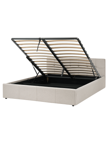 Beliani 2-tlg Doppelbett LAURESSES in Beige