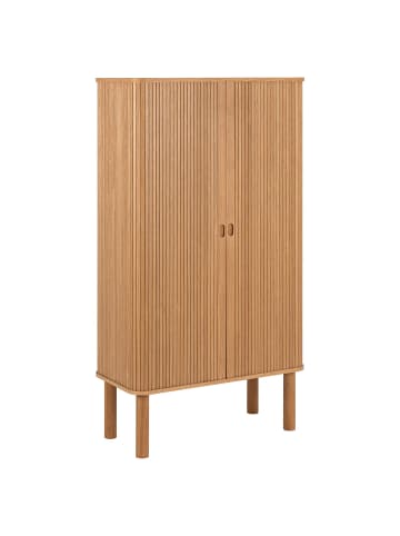 ebuy24 Vitrinenschrank Langley Eiche 80 x 40 cm