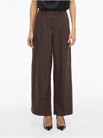 Vila Wide Leg Hose in Coffee Bean
