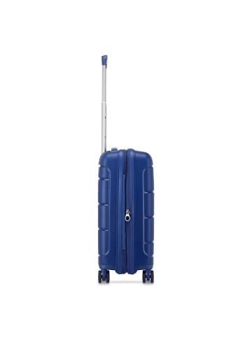 MODO by roncato Starlight 3.0 - 4-Rollen-Kabinentrolley 55 cm erw. (black) in dark blue