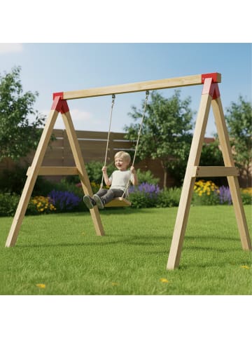 relaxdays Schaukelverbinder in Rot - 90°