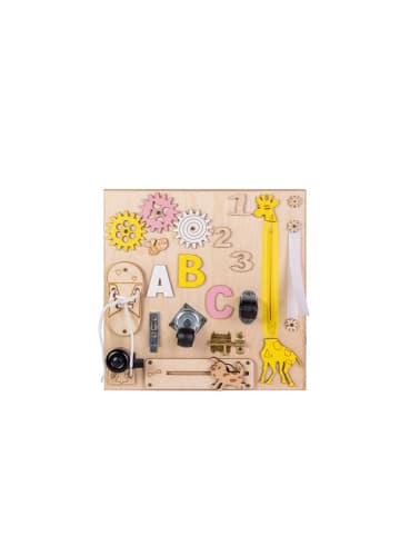 Moni Lernboard Lerntafel klein Holz in rosa