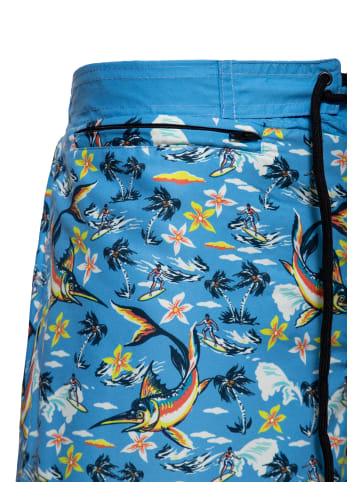 King Kerosin King Kerosin Badeshorts Swordfish in blau