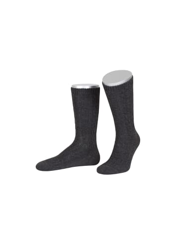 Lusana Trachtenschoppersocken L5697 in anthrazit (02)