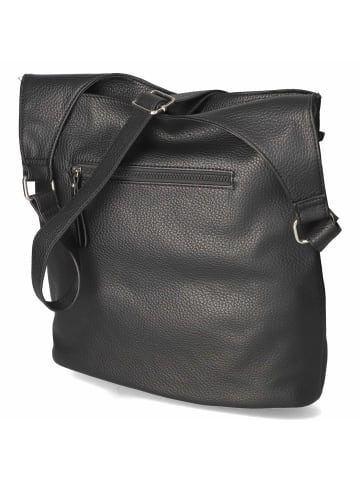 Fräulein Frida Schultertasche in schwarz