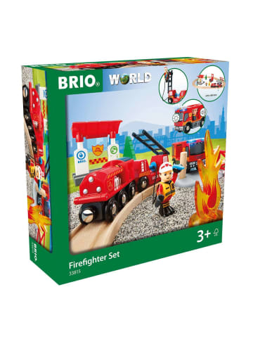 Brio Aktionsspiel BRIO Bahn Feuerwehr Set Ab 3 Jahre in bunt