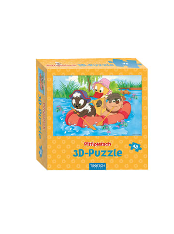 Trötsch Trötsch Pittiplatsch 3D Puzzle Boot | Puzzlespaß 3D Puzzle