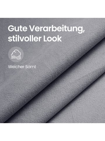 VASAGLE 2er-Set: Barhocker Tyra in Grau - (B)43 x (H)(88-108) x (T)46.5 cm