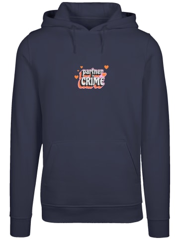 F4NT4STIC Hoodie Partner In Crime Valentinstag Partner Design in marineblau