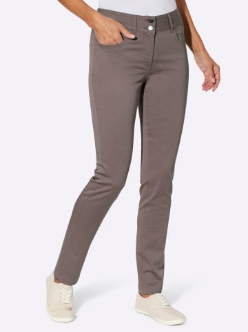 Sieh an! Jeans in dunkeltaupe