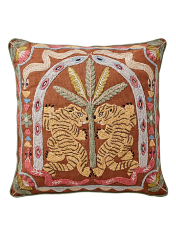 Butlers Kissen BOHEMIAN Tiger in Braun