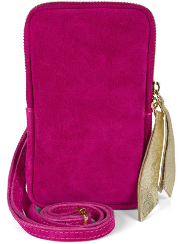 styleBREAKER Handy Umhängetasche in Fuchsia