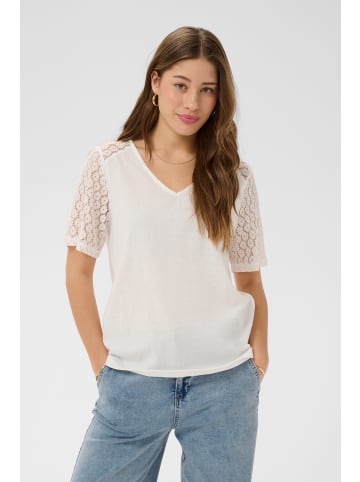 Cream T-shirt CRHermi Regular fit in Snow White