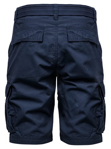 Amaci&Sons Chinoshort inkl. Gürtel MIDFIELD in Navyblau