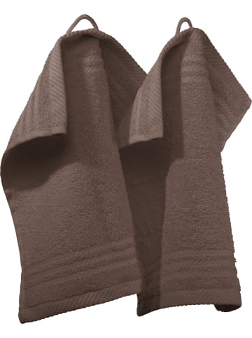 REDBEST Frottier Seiftuch 2er-Pack New York in taupe