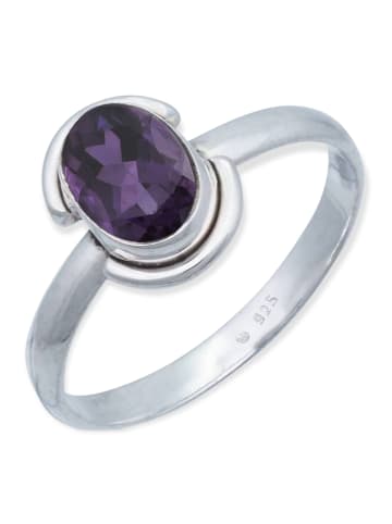 mantraroma 925er Silber - Ringe mit Amethyst facettiert