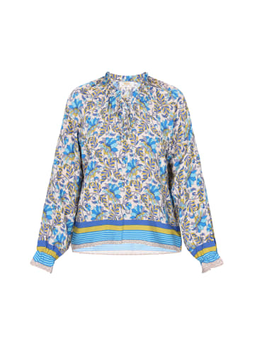 usha FESTIVAL Women Blouse in blue multicolor